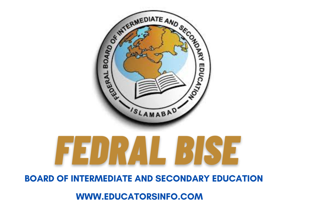 BISE Federal 10th Class Date Sheet 2023