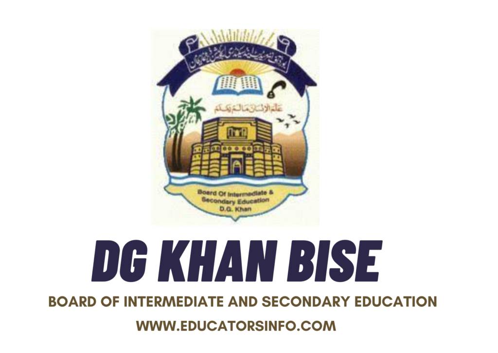 BISE DG Khan 2nd Year 12th Class Date Sheet 2023