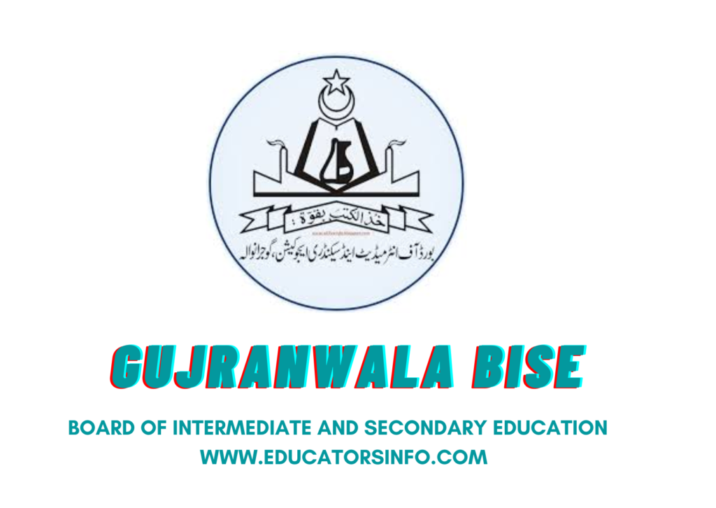 BISE Gujranwala1st Year 11th Class Date Sheet 2023