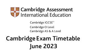 CIES Date Sheet 2023 Timetable Pakistan | Cambridge International Examination